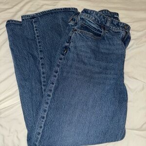 Old Navy Women's Straight Leg Blue Jeans